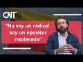 “No soy un radical, soy un opositor moderado”, dice Daniel Ceballos.