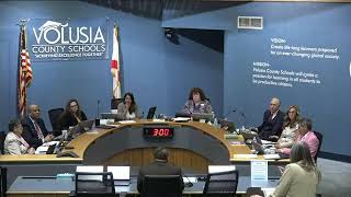 Volusia County School Board Meeting 02/13/2024