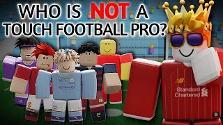 4 Touch Football Pros VS 1 Fake Pro! (Roblox Soccer)