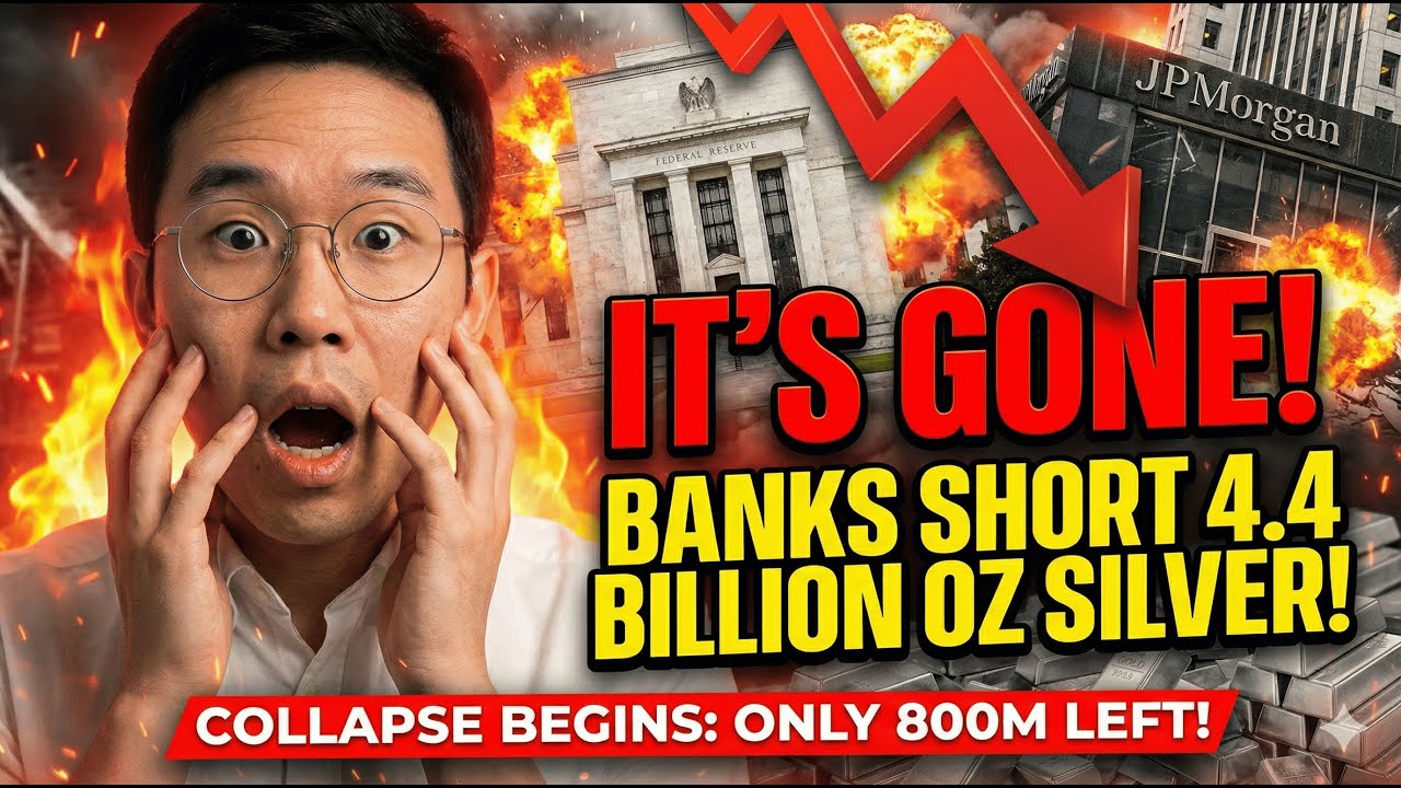 IT'S GONE: Banks Short 4.4 Billion Oz SILVER — Only 800M Produced (Collapse Begins)