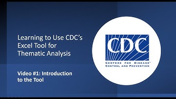 Excel Tool Tutorial #1: Introduction to the Tool