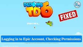 ✅ How To Fix Bloons TD 6 Step 1 of 9 | Logging to Epic Account, Checking Permissions screenshot 3