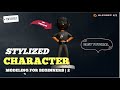Stylized 3D character modeling | 3D character | character modelling| Beginners tutorial| Blender 4.5