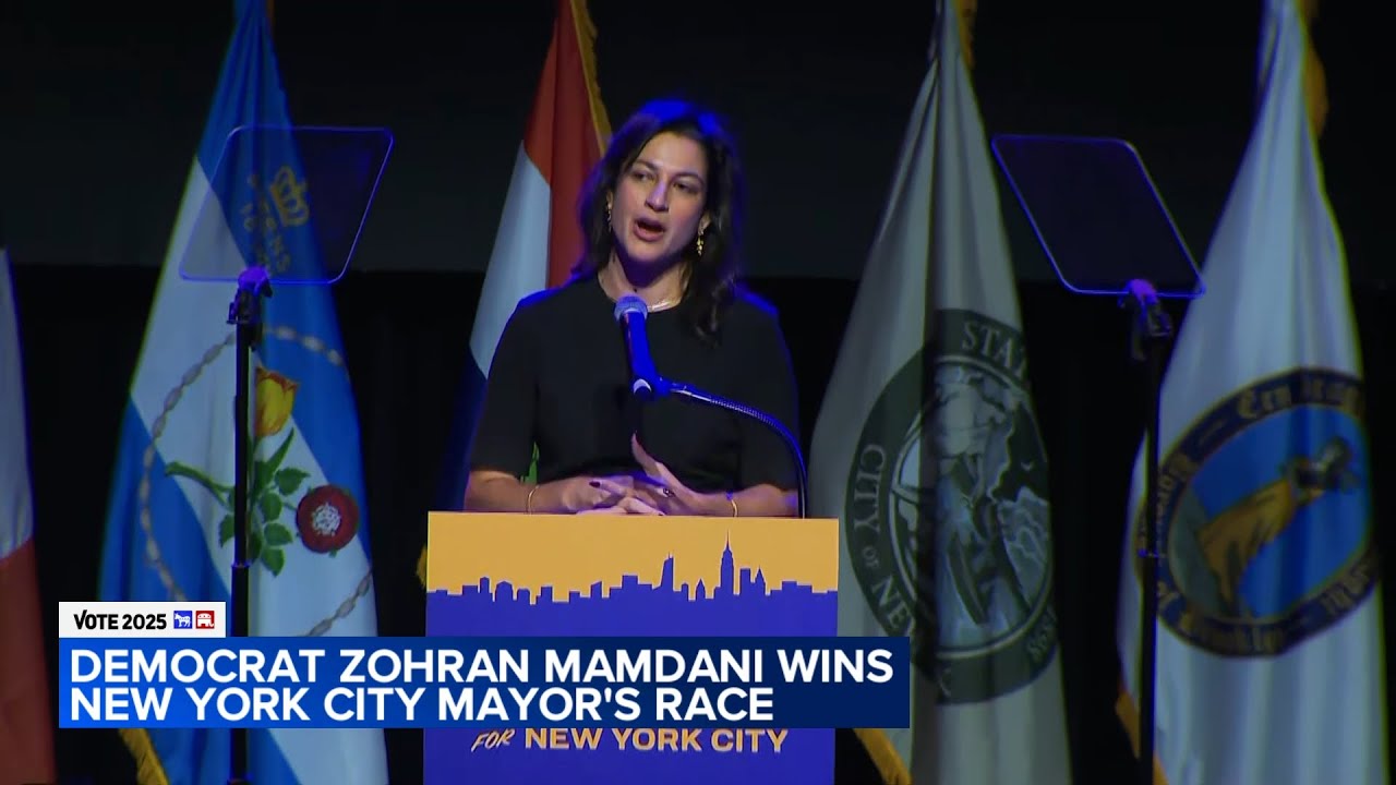 Andrew Cuomo concedes after Zohran Mamdani wins NYC mayor's race - YouTube