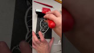 How to make a block print: steps 3 & 4