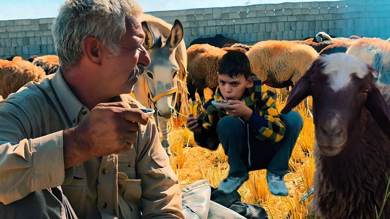Heart of Nomadic Life: A Shepherd and His Young Friend