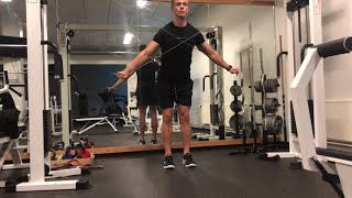 Diagonal Tricep Extension (cable)