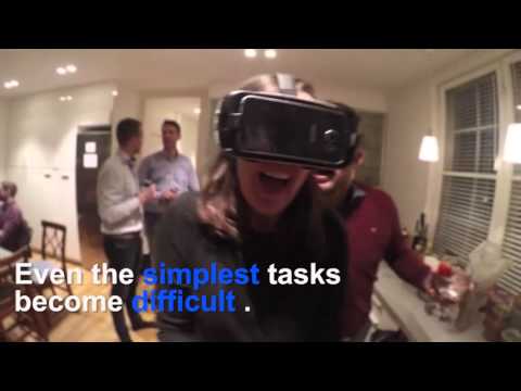 VR Party Game tested at a party
