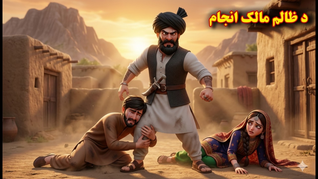 د ظالم مالک انجام | The End of the Cruel Owner | Pashto Cartoon Story 2026