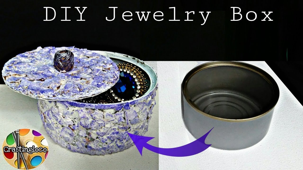 DIY Mini Jewelry Box Ideas / Ornaments Box From Waste Materials / DIY