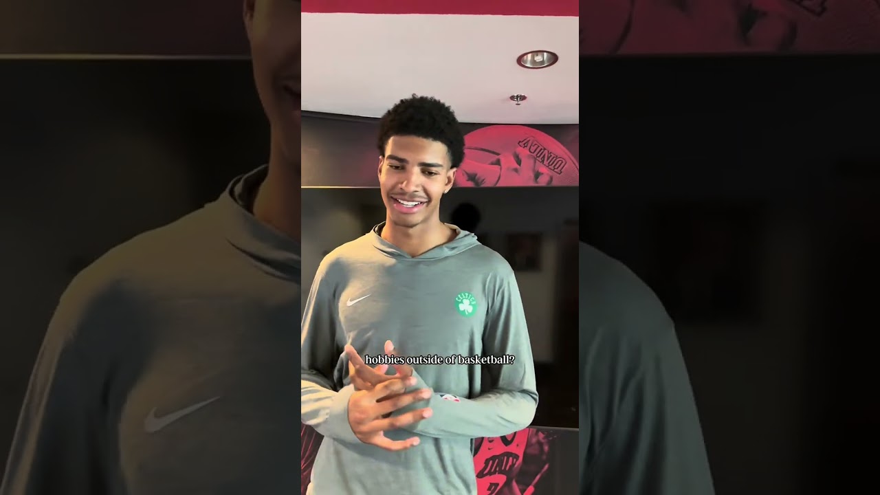 Get to know our rookie, Chris ☘️ #celtics #nba #shorts