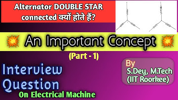 Alternator Connection (Part 1) | Electrical Interview Question Answer | Electrical Machine Interview