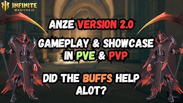 Infinite Magicraid (IMR): Anze version 2.0 after his buff | PvP & PvE Gameplay