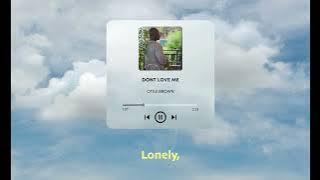 Otile Brown - DON'T LOVE ME ( LYRIC VIDEO)