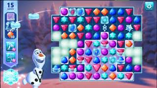Disney Frozen Adventures Level 113 - NO BOOSTERS ❄️👸⛄ | SKILLGAMING ✔️ screenshot 2