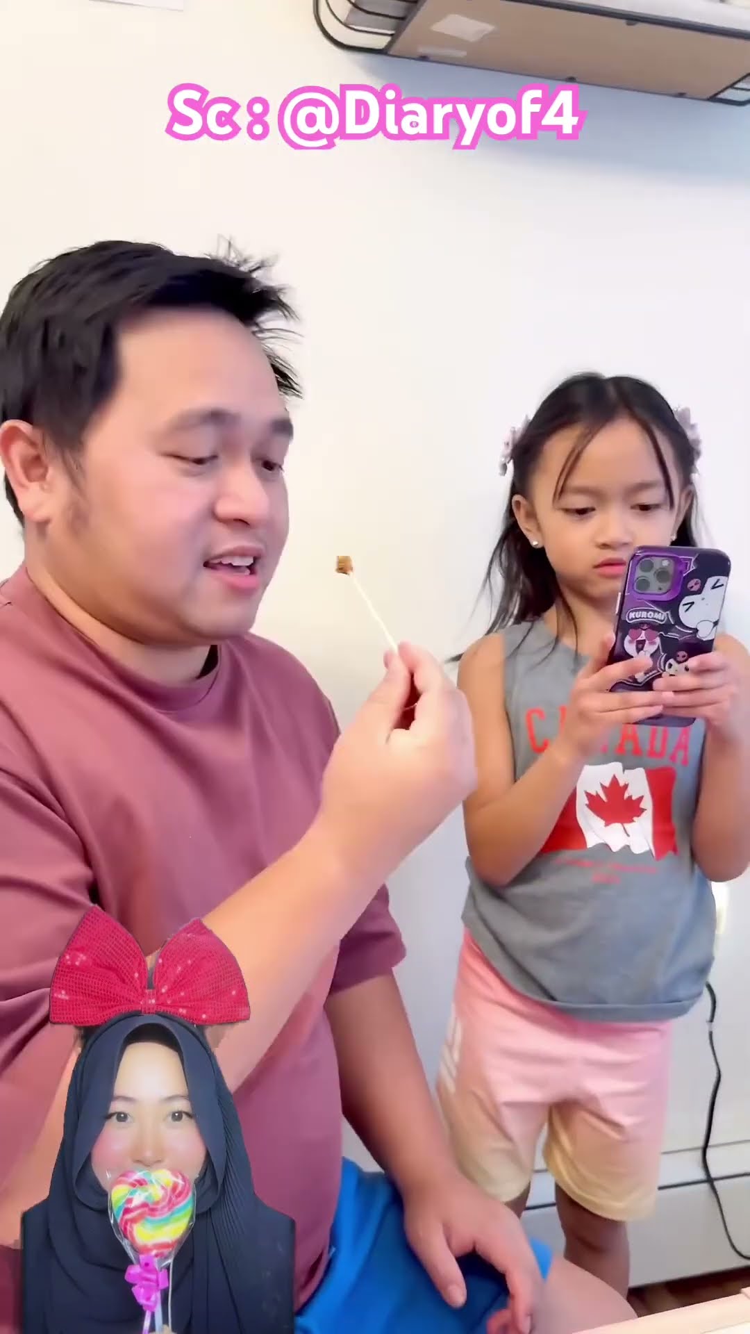 ADEK PIKIR ITU BERASAL DARI TELINGA PAPA ⁉️? @Diaryof4 #shorts #funny #dubbing