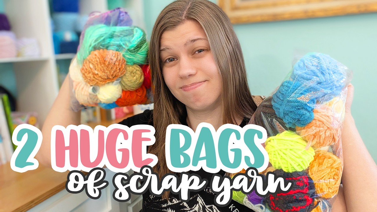 How Many Plushies Can I Crochet Using ALL of my Scrap Yarn? - YouTube