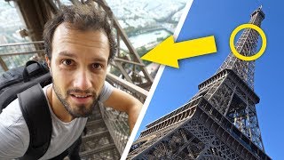 À l'intérieur de l'escalier secret de la Tour Eiffel !