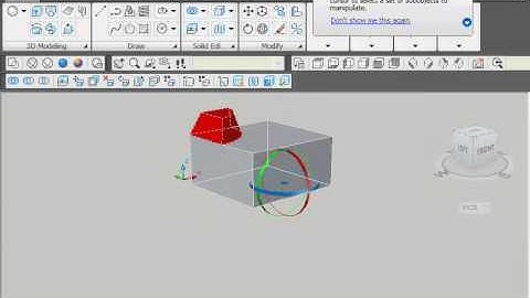 AutoCad - 8-8 Rotate 3D الأمر