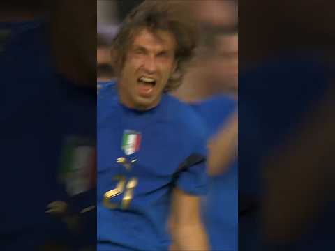 Classy Pirlo\u0027s ONLY World Cup Goal! #shorts #pirlo #italy