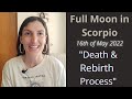 Full Moon Lunar Eclipse in Scorpio, May 16th | Death & Rebirth Process