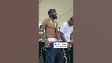 Thumbnail of Nipsey Hussle + Bino Rideaux vibing out on a Carnival Cruise in the Bahamas