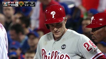 PHI@NYM: Utley hits an RBI single in the 3rd inning