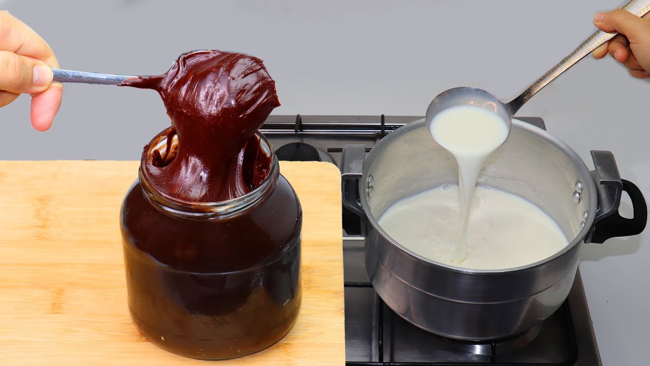 أسهل وأسرع طريقة لتحضير نوتيلا في المنزل بدون شوكولاتة نوتيلا الكوكوت أفضل من الجاهزة Nutella recipe