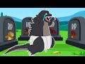 POOR BABY GODZILLA LIFE : R.I.P Godzilla Family - Sad Story 😥 | Godzilla Animation Cartoon