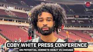 PRESS CONFERENCE: Coby White On Potential Hornets Debut vs Chicago Bulls