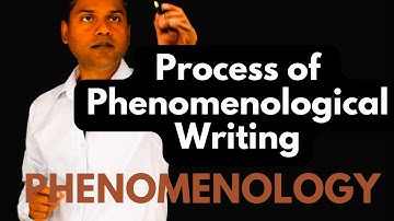 Process of Writing in Phenomenology