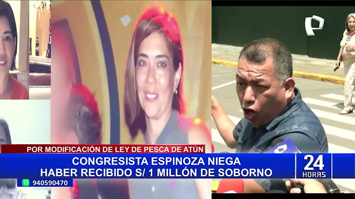 Darwin Espinoza niega haber recibido S/ 1 millón de soborno por modificación de ley de pesca de atún