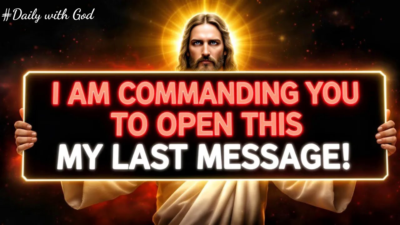 ✝️ GOD SAYS;  YOU WERE CHOSEN TO HEAR THIS MESSAGE   GOD'S MESSAGE FOR YOU TODAY