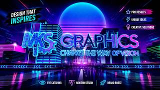 Synthwave Logo Animation in After Effects | Free Project File Included #AfterEffectsTutorial