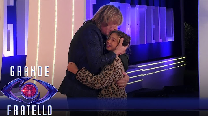 Grande Fratello - Enzo Paolo Turchi incontra la figlia Maria