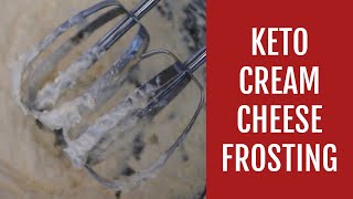 Keto Cream Cheese Frosting Recipe | Easy Low Carb Sugar Free Icing