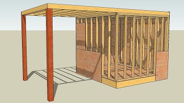 Drawing Lumber with SketchUp Series Part 4:  How to Draw 4x4 and 6x6 Posts