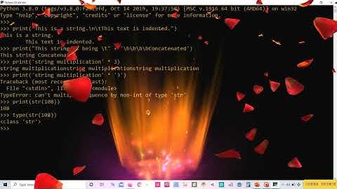 Python Basics #2 : Strings in Python | Back-Slash Operator | Escape Sequence | String Operations.
