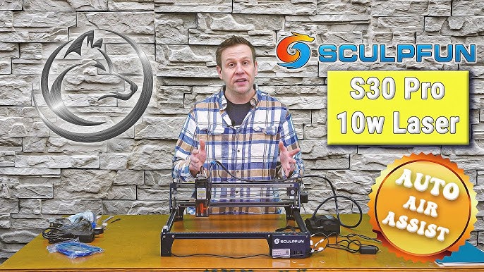 Sculpfun S30 Pro Review - 10W Laser Engraving Machine - Creative Ramblings