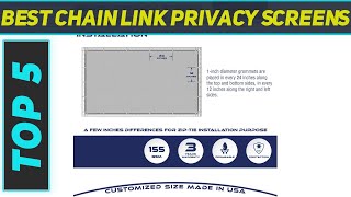 Top 5 Best Chain Link Privacy Screens 2022