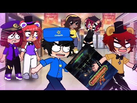 Meus amigos assistindo o filme de Fnaf { Gacha Club } Fnaf o pesadelo sem fim
