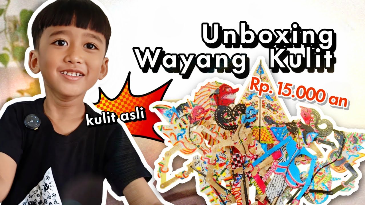 Unboxing Wayang Kulit Review - Kulit Asli Bukan Wayang Duplex Murah 15 ribuan - Ibu Beli Online