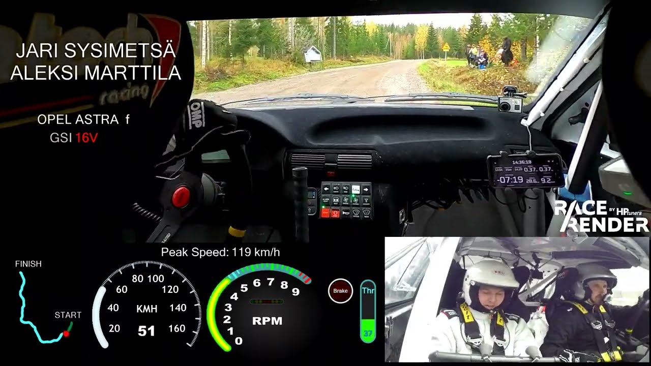 SM-Kokkola ralli 2023 ek 7 Klapuri 2