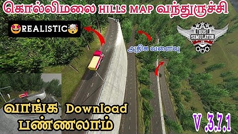 🤩🥳 கொல்லிமலை HILLS MAP வந்தாச்சி DOWNLOAD IN TAMIL #bussid #hills #mapmods #bussimulatorindonesia