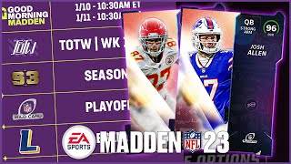 SEASON 3 + PLAYOFF PROMO! Content Schule & TOTW Predictions In MUT 23