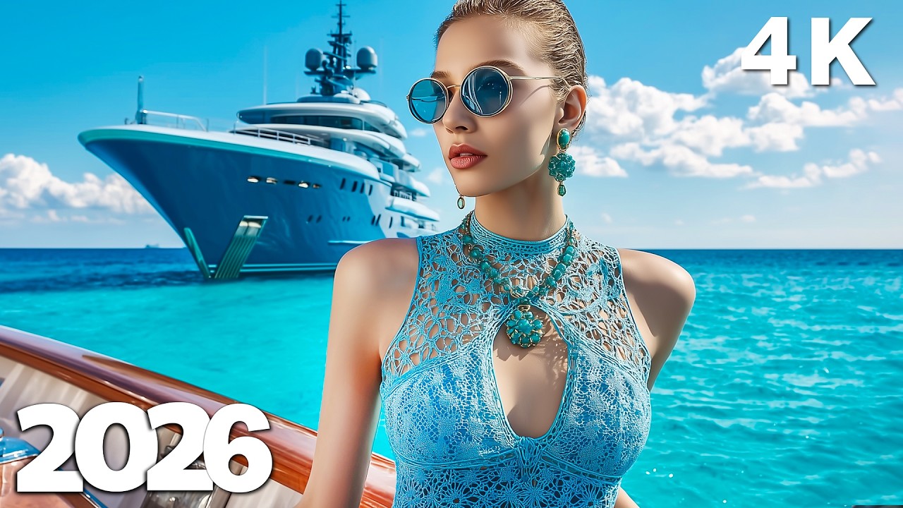 Deep House Mix 2026 🌴 Best Vocal Tropical Deep House 4K UHD Summer Vibes | Deep Waves