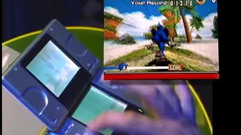 Sonic DS (DS) - E3 2004 Tech Demo Gameplay (HQ)