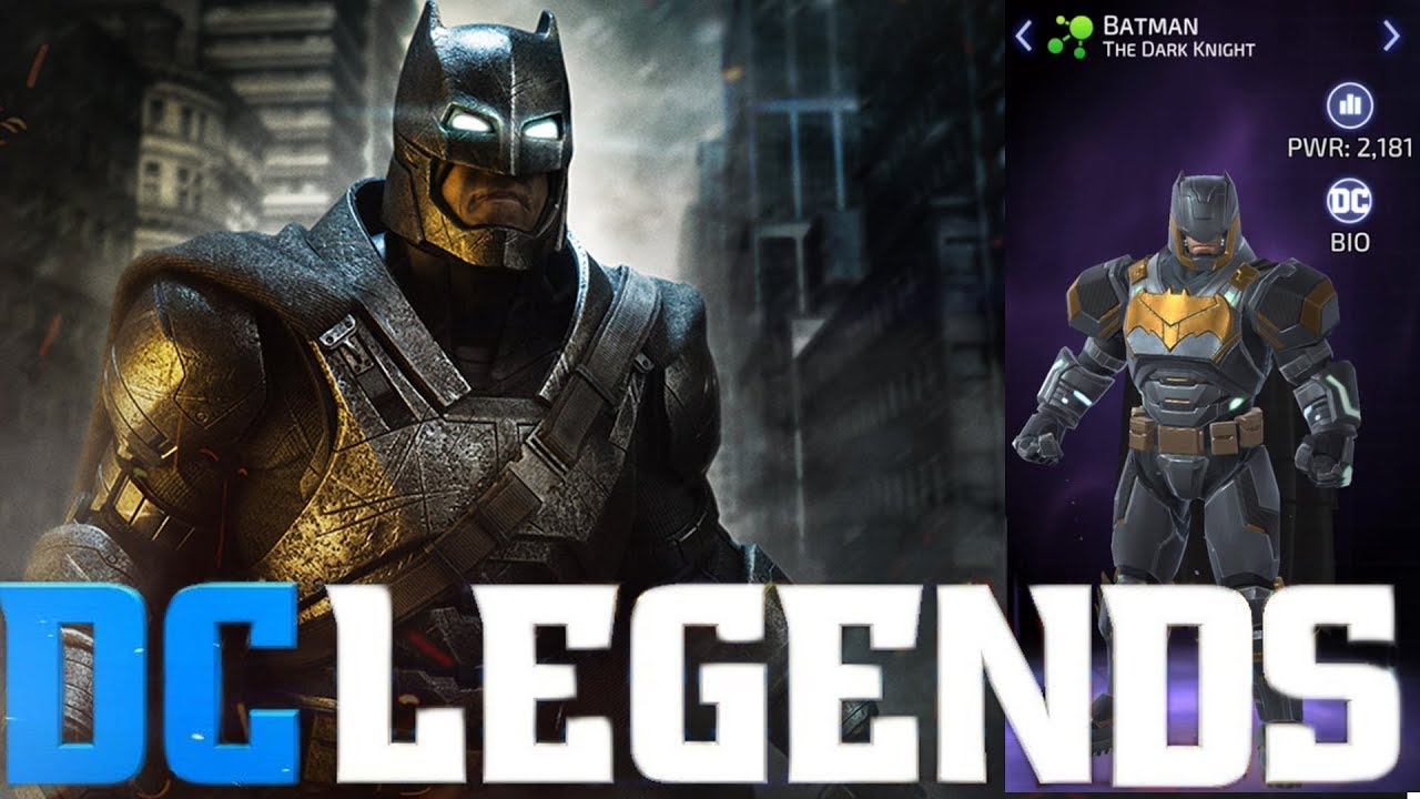 DC Legends - Armoured Batman Legendary Rank Up - DC Legends Gameplay
