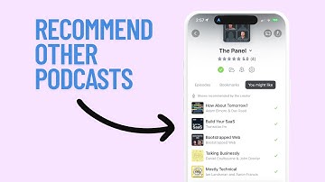 Recommend other podcasts to your podcast