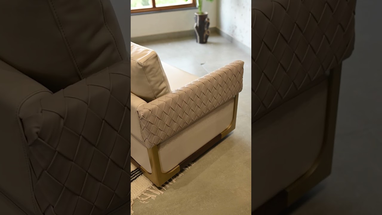 The Aureum Sofa – Modern Craftsmanship by Felix Timber | Luxury Furniture Design India